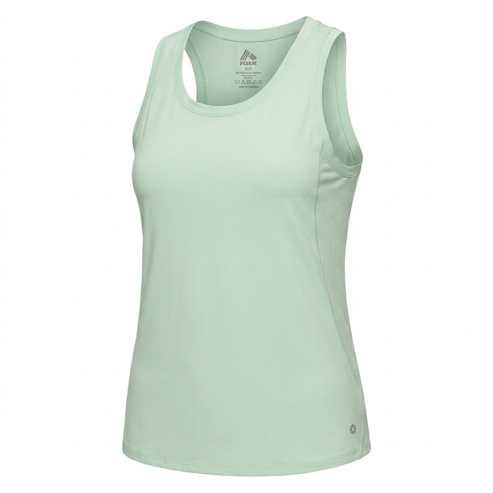 RBX Womens Mint Green Activewear Tank Top Sleeveless Crew Neck Workout Shirt S